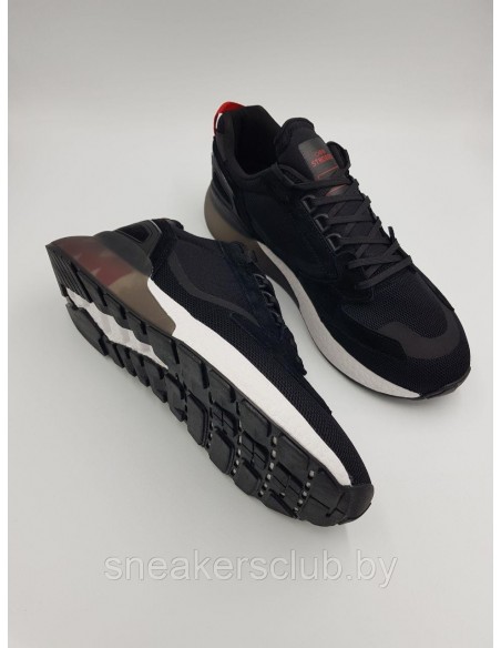 Кроссовки мужские Strobbs летние / весенние / текстильные / черные