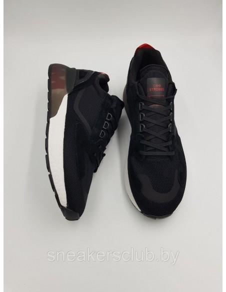 Кроссовки мужские Strobbs летние / весенние / текстильные / черные